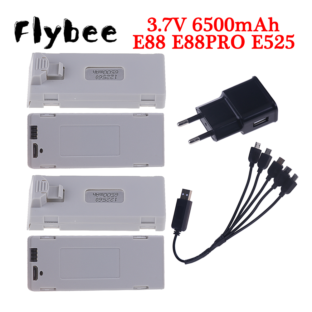 แบตเตอรี่ E88เดิม3.7V 6500mAh  - Drone Camera Hd บทวิจารณ์และราคา