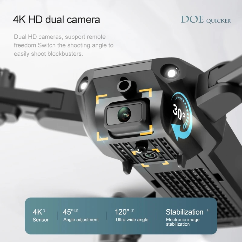 โดรนขนาดเล็ก4K V23 4DRC ใหม่พร - Drone Camera Mount บทวิจารณ์และราคา